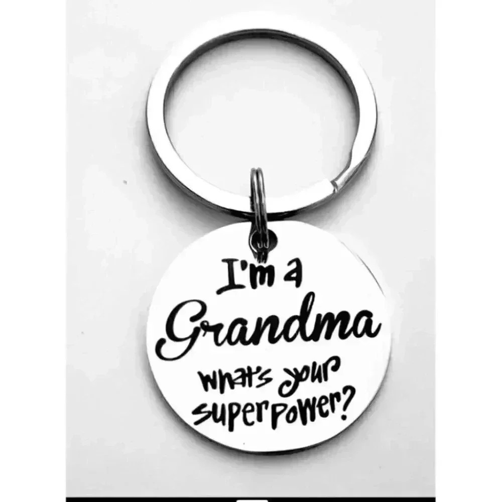 I'm Grandma What's Your Superpower Keychain